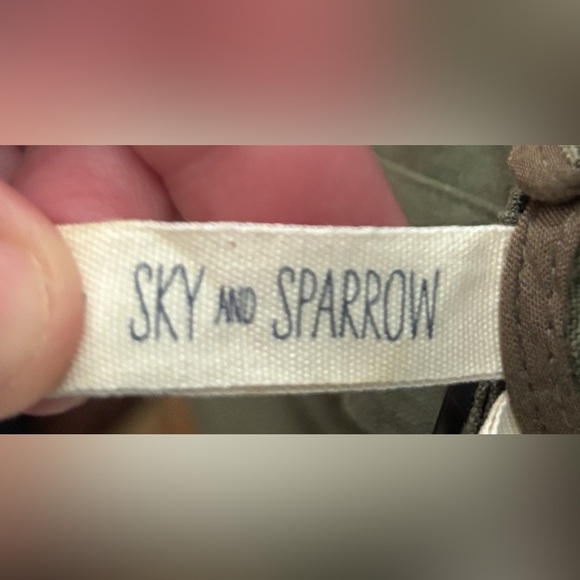 Olive Green Linen Blend Mini Jumper Dress XS S Goblin Gremlin Core Fairy Grunge - Picture 2 of 4